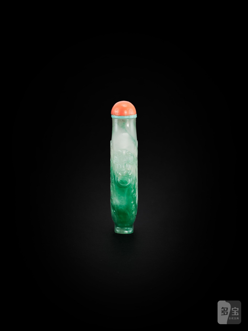 翡翠鼻煙壺 | A JADEITE SNUFF BOTTLE - 图2